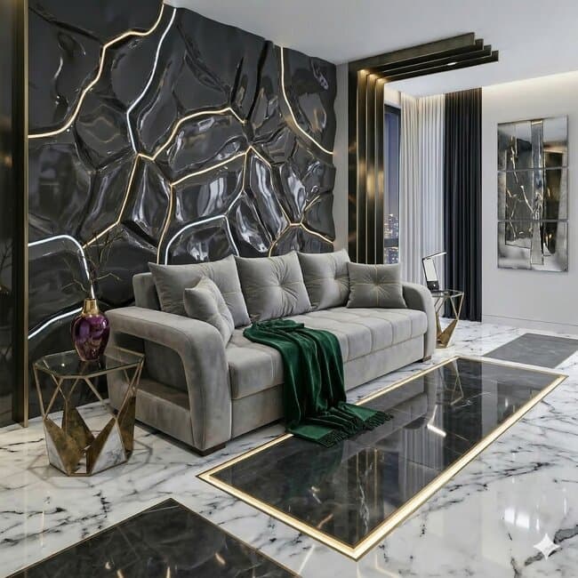 Canapea extensibila Lima, culoare personalizabila - 240x100 cm, saltea spuma poliuretanica, 3 perne decorative incluse