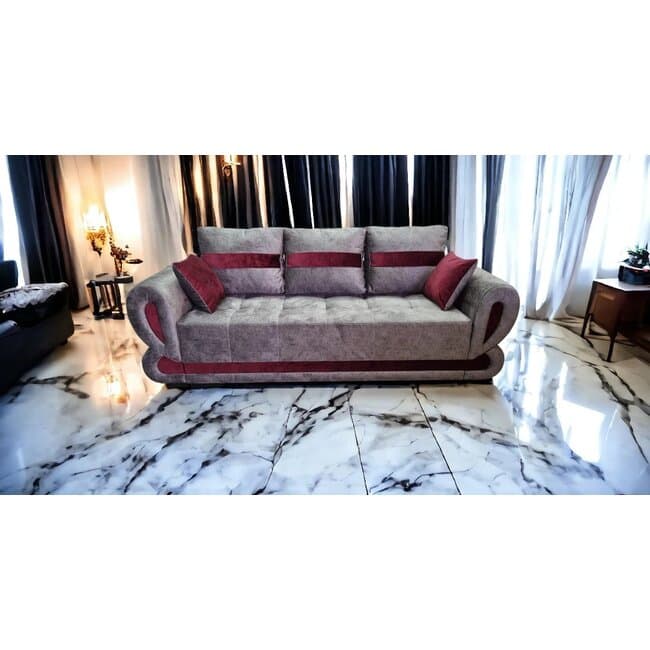 Canapea extensibila Sofia, culoare personalizabila - 240x100 cm, confort sporit, spatiu depozitare, tapiterie moale