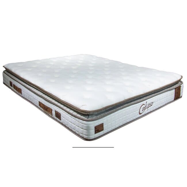 Saltea Calipso, cu arcuri Bonnel Spring si spuma de densitate mare, 140x200 cm, bej