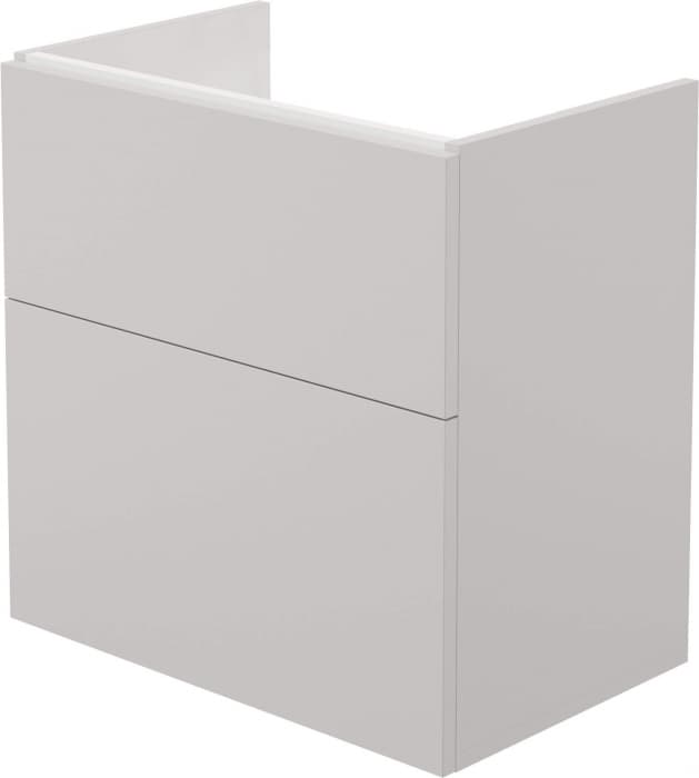 Dulap baie suspendat 60x60x38.5cm pentru lavoar, casmir mat, MDF, Deante Prizma