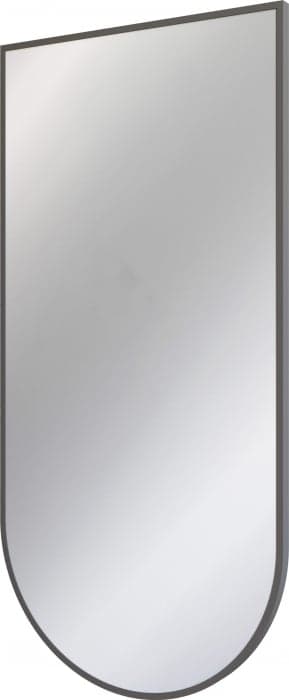 Oglinda suspendata, in rama aluminiu, grafit mat, 50x100 cm, Deante Silia