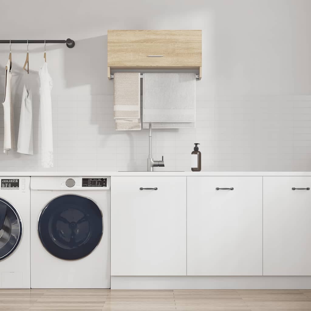 vidaXL Sifonier, stejar sonoma, 70x32,5x35 cm, PAL