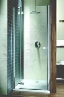 Usa de nisa batanta Radaway Almatea DWJ,pe stanga,1100mm,transparenta