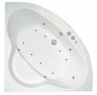 Cada Sanotechnik Samos cu hidromasaj comanda pneumatica 140x140x42 cm