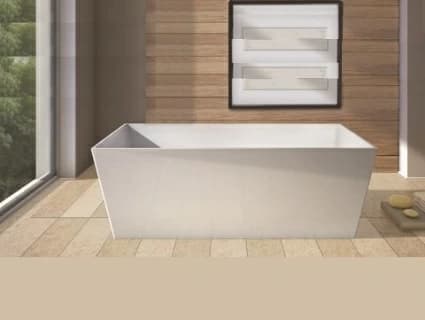 Cada Cast Marble Cairo freestanding 159x65x55 cm