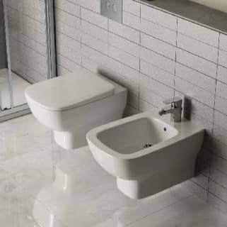 Capac wc Ideal Standard cu inchidere lenta Esedra 44x36 cm