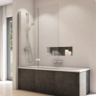 Paravan cada pliabil 180° SanSwiss Solino SOLB2, 100xH150cm