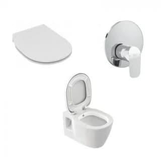 Set PROMO vas wc cu functie de bideu, capac si baterie Ideal Standard