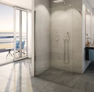 PROMO Cabina dus Walk-in SanSwiss Easy STR4P6 140xH2000 cm