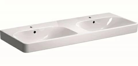 Lavoar dublu Geberit Smyle Square 120x48xH16,5 cm
