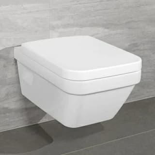 Set PROMO Villeroy&Boch Architectura Direct Flush vas WC Rimless si capac Soft Close 53x37xH36 cm