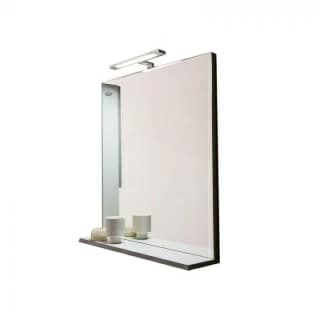 Oglinda cu etajera Kolpasan Lana 80xH70 cm gri