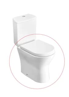 Vas WC Roca Nexo 67x38xH39 cm, cu dubla evacuare