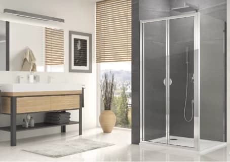 Cabina dus cu usa pliabila culisanta Ocelia OCEK 80x80xH190 cm