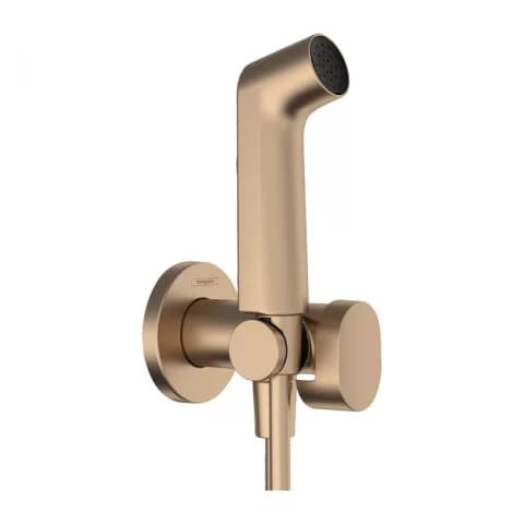 Sistem dus incastrat igiena intima Hansgrohe S EcoSmart bronz periat
