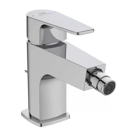 Baterie bideu Ideal Standard Cerafine D crom lucios cu ventil