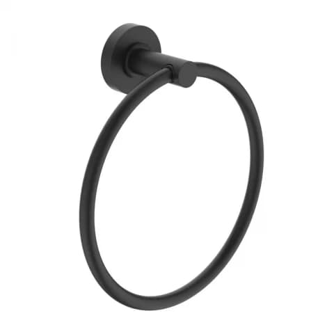 Suport prosop inelar Ideal Standard IOM 15.9 cm negru mat