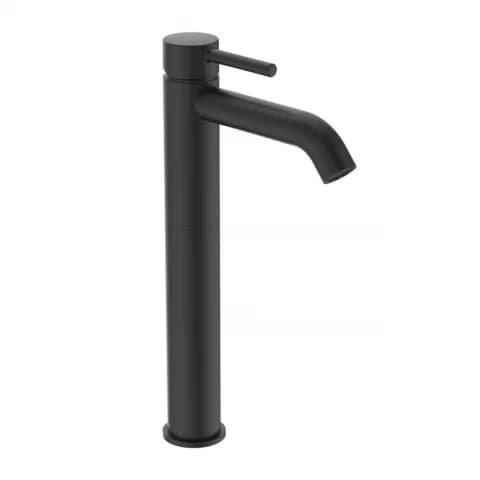 Baterie lavoar inalta Ideal Standard Ceraline negru mat cu ventil click-clack