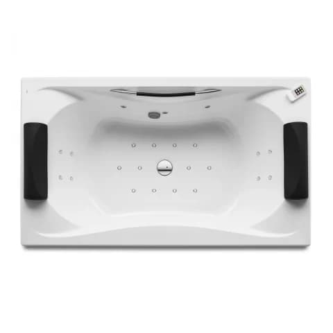 Cada cu sistem hidromasaj Roca BeCool Total 190x110 cm alb