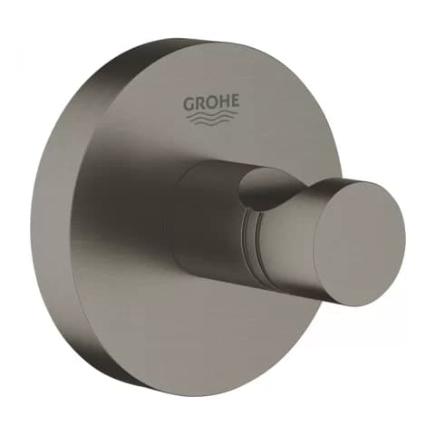 Cuier simplu Grohe Essentials antracit periat Hard Graphite