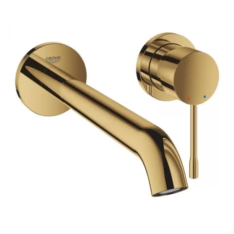 Baterie lavoar incastrata Grohe Essence pipa 23 cm auriu lucios Cool Sunrise