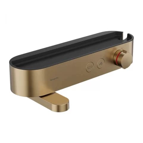 Baterie cada si dus termostatata Hansgrohe ShowerTablet Select bronz periat