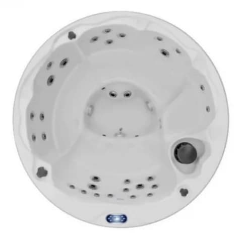 Minipiscina Glass Escape 20 alb 200x92 cm pentru 7 persoane