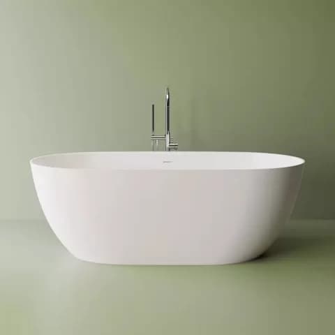 Cada freestanding Marmite Lagos 180x81 cm din compozit alb