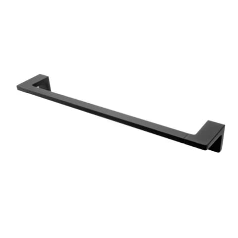 Suport prosop simplu FDesign Piazza negru mat 45 cm