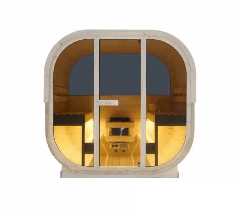 HANKO - Sauna finlandeza pentru exterior, 210 x 180 x 210cm