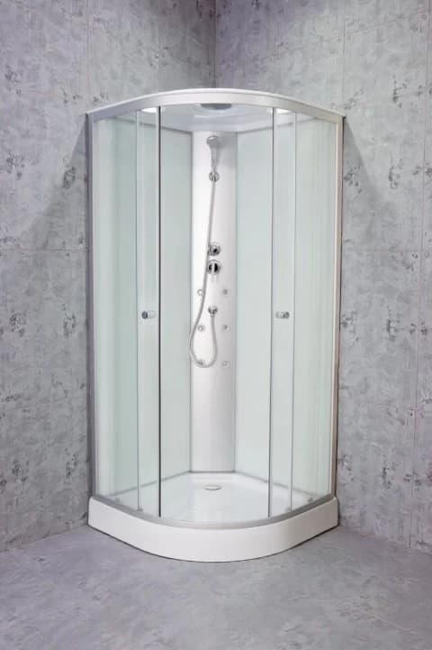 Cabina de dus completa cu hidromasaj, semirotunda - TM01