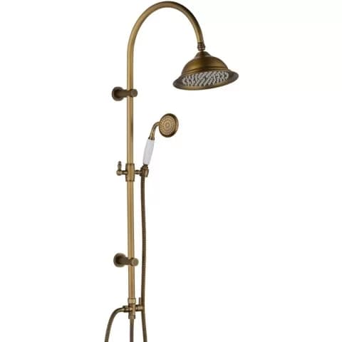 Coloana dus fara baterie Casa Blanca, bronz mat