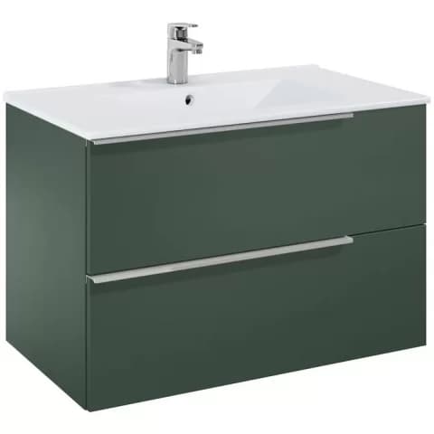 Set mobilier baie Roca Elegant Plus 80x46xH55 cm, verde