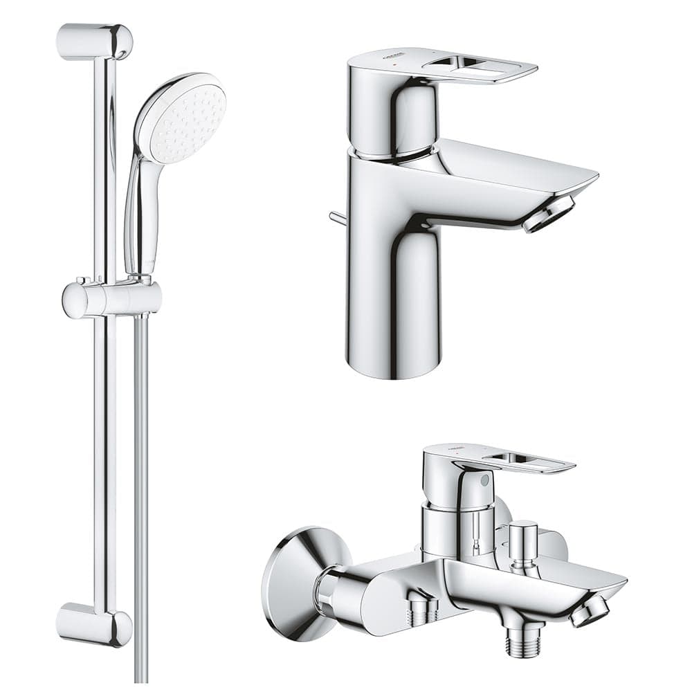 Pachet baterii baie 3 in 1 Grohe Bauloop marimea S-(23335001,23602001,27853003 )