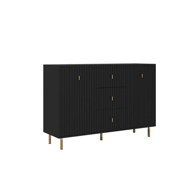 Comoda PIANO 2D3S,2 Usi si 3 Sertare, Design Modern