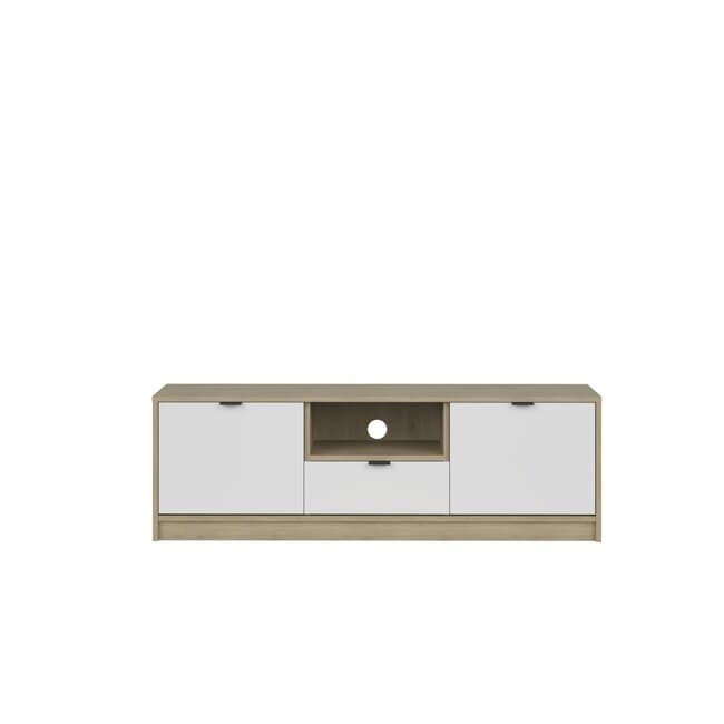 Comoda TV NEPON RTV2D1K, Suport Multimedia 130 cm cu Nisa Centrala