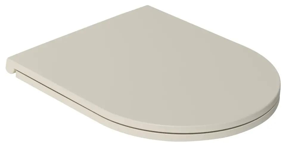Capac wc slim, softclose, ivory, Sapho Isvea