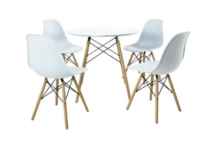 Set masa DA151W cu 4 scaune DA232W