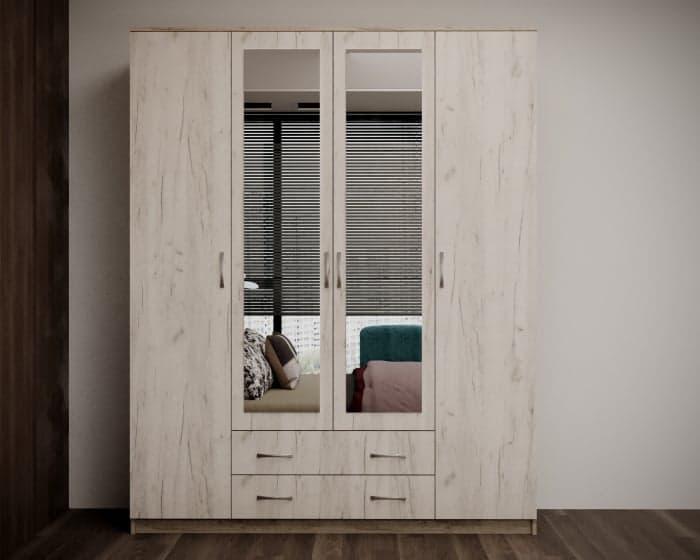 Dulap Garmonia 4U Stejar K001 K002 160x52x200 cm