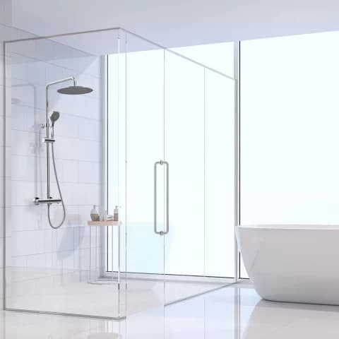 Sistem dus Ramon Soler Spania Blautherm cu baterie termostatata