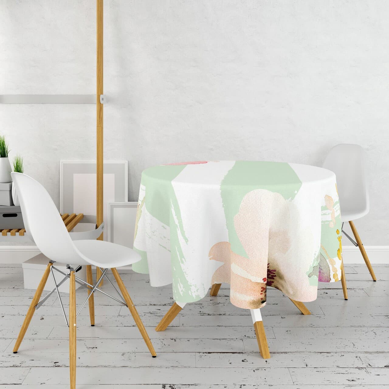 Fata de masa, Hermia, 994PRL1129, Diametru: 160 cm, Multicolor