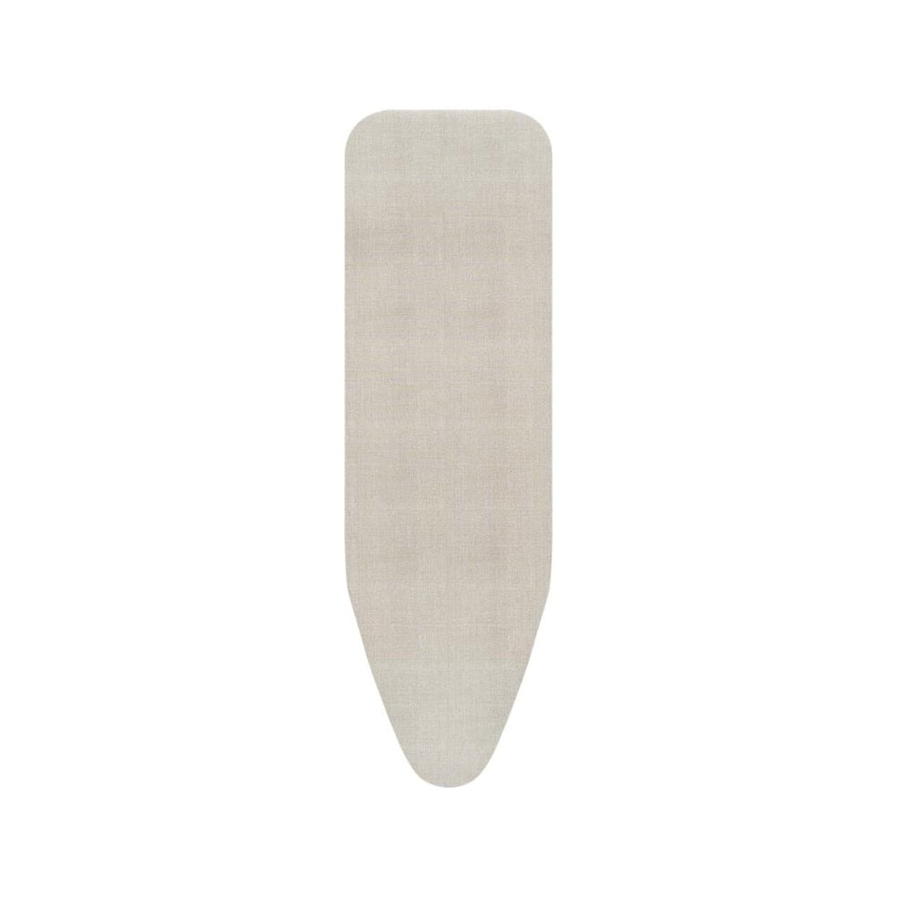 Husa pentru masa de calcat, Brabantia B, Denim Grey, 124x38 cm, 8 mm spuma, bumbac