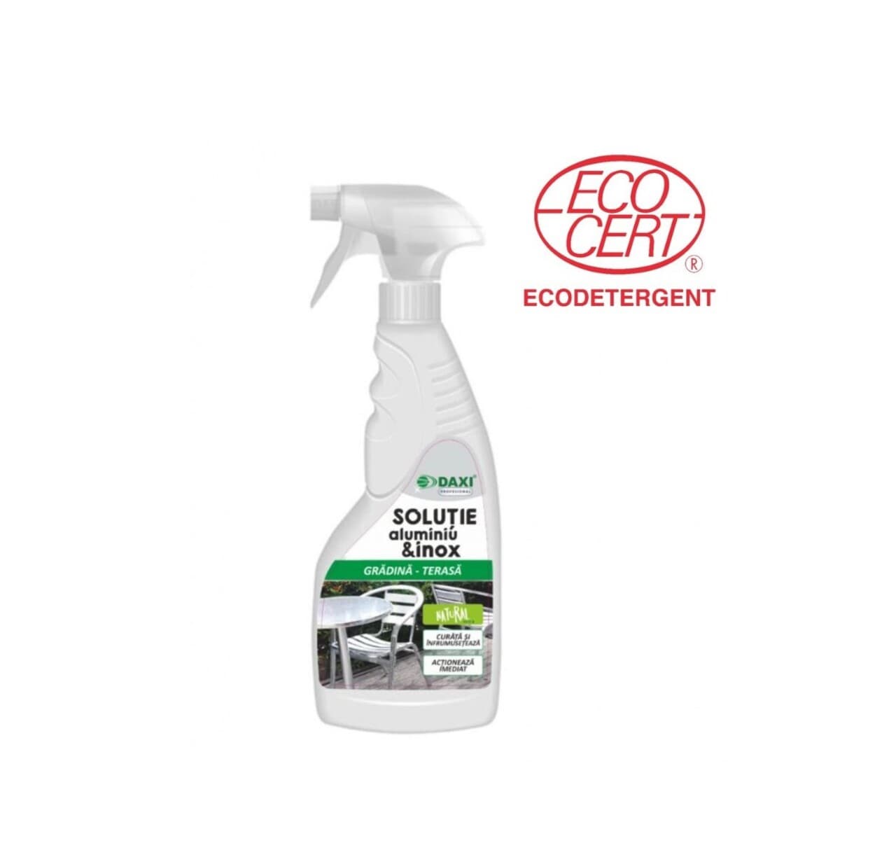 Solutie curatare mobilier din aluminiu, otel si inox 500ml, Daxi