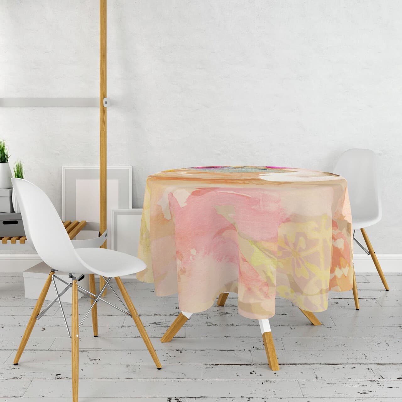 Fata de masa, Hermia, 994PRL1130, Diametru: 160 cm, Multicolor