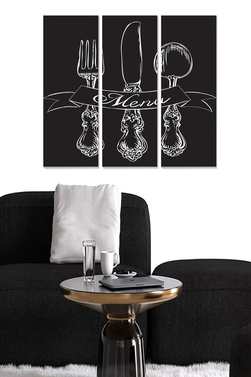 set 3 tablouri decorative mdf176345567 20 x 50 cm 3 piese multicolor