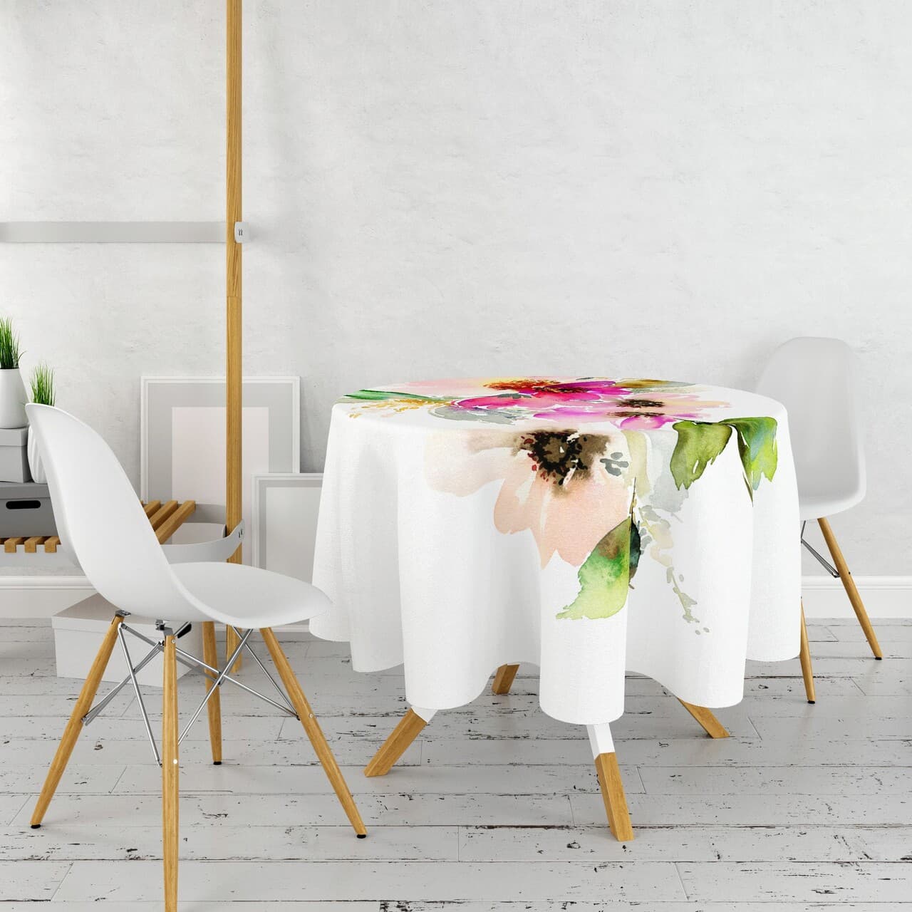 Fata de masa, Hermia, 994PRL1125, Diametru: 160 cm, Multicolor