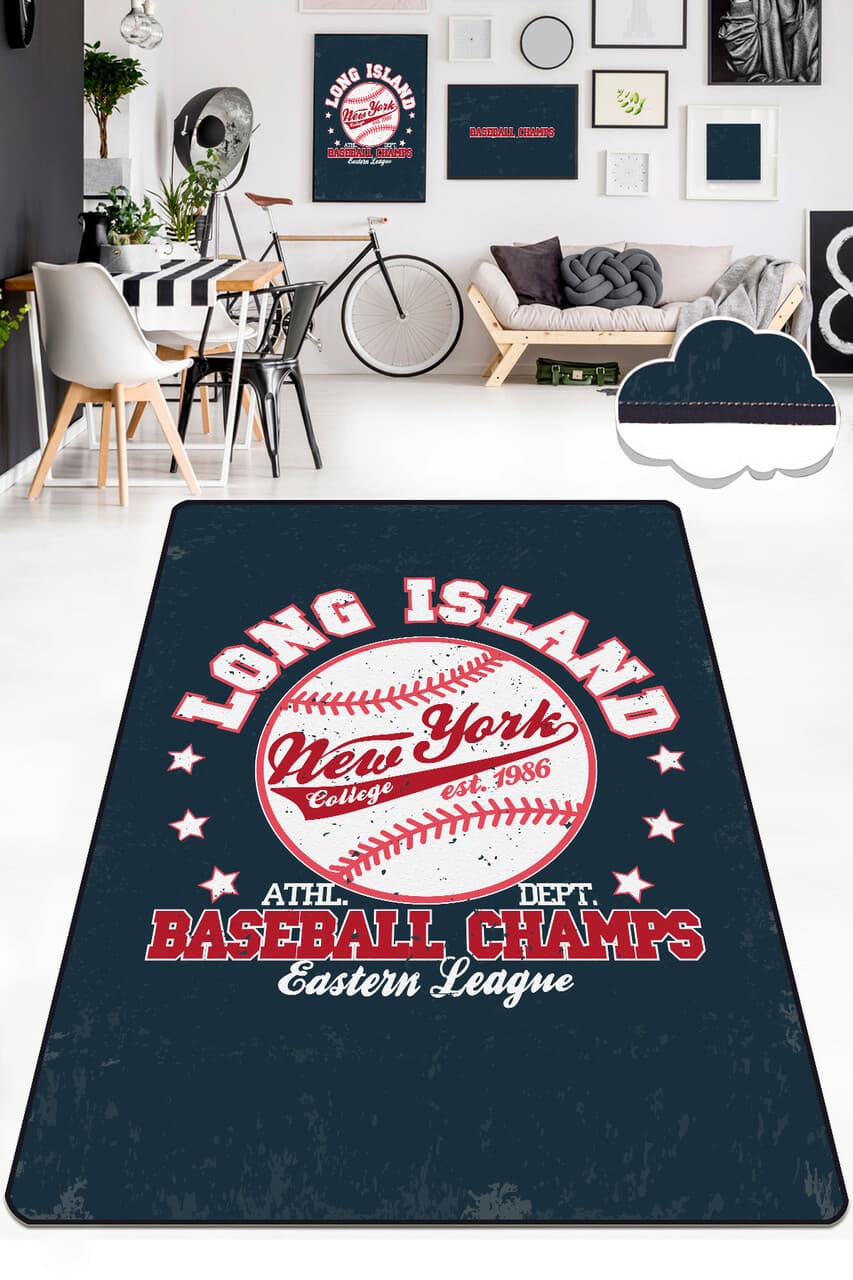 Covor pentru copii, Long Island, 80x140 cm, Poliester, Multicolor