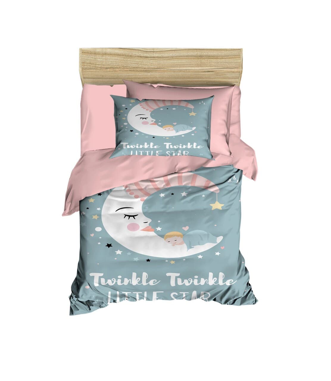 Lenjerie de pat pentru copii, L'essentiel Maison, PH135, Roz