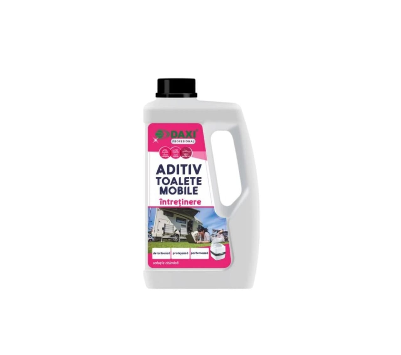 Aditiv biologic pentru detartrare si intretinere toaleta mobila,1.5 L, Daxi