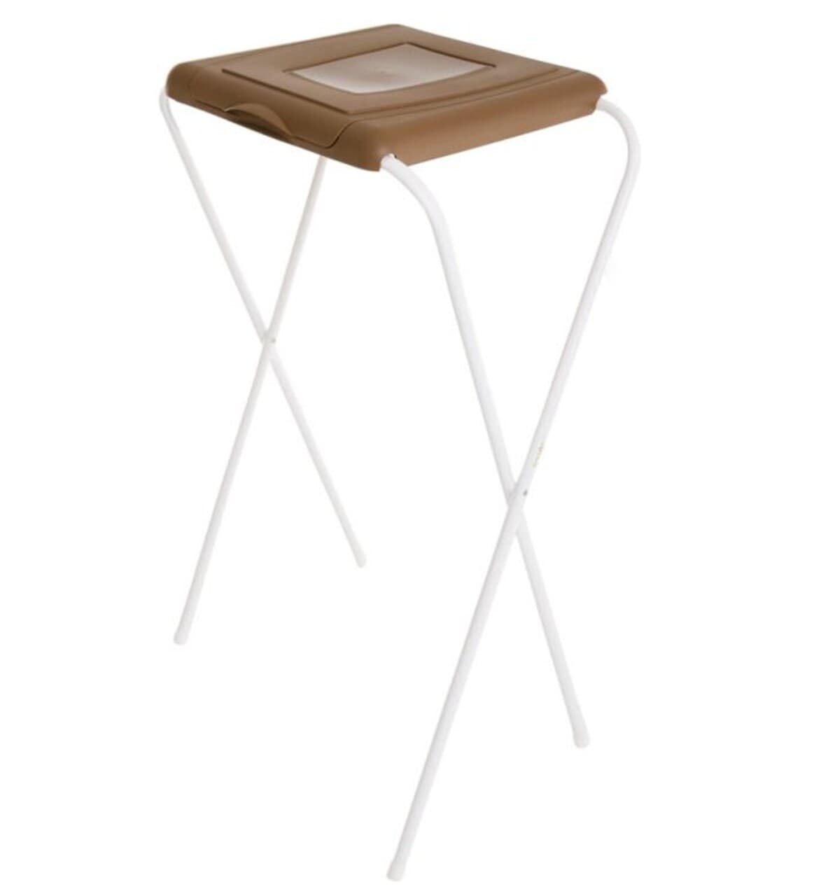 suport pentru saci menajeri pentru colectare selectiva 120 l jotta 1 compartiment maro otel